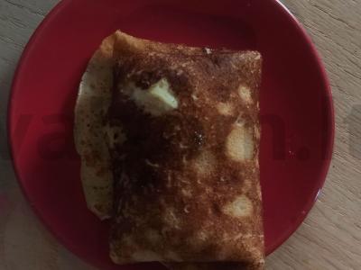 Blynai su raugintu pienu ir varške Žingsnis 4