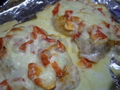 Vištiena po šubėle su paprikomis ir mocarela Žingsnis 5