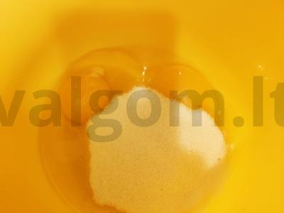 Keptas tortas Žingsnis 1