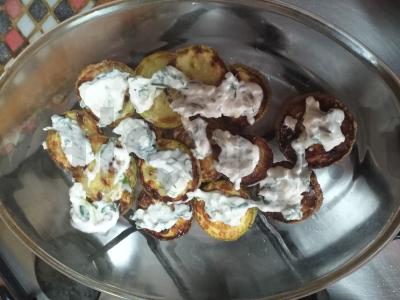 Kepti cukinijos su česnako padažu Žingsnis 4