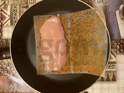 Sumuštinis su vištiena, agurku ir sūriu Žingsnis 3