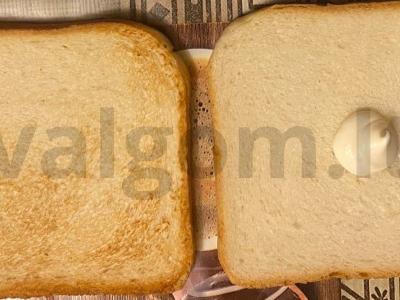 Sumuštinis su vištiena, agurku ir sūriu Žingsnis 5