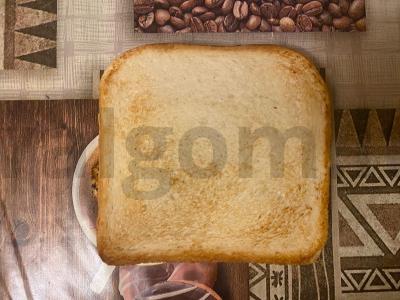 Sumuštinis su vištiena, agurku ir sūriu Žingsnis 9