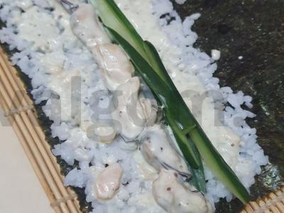 Ritinis su midijomis česnako-grietinėlės padaže Žingsnis 3