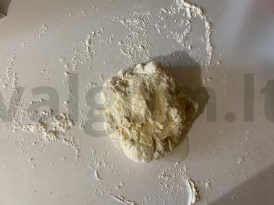 Purūs pieno tešla pyragams Žingsnis 6