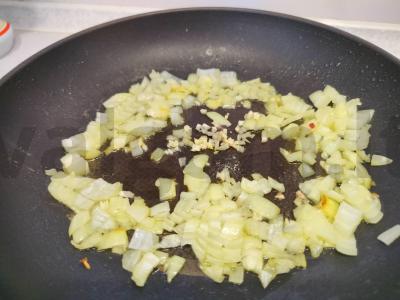 Orzo makaronai su žaliąja pupelių Žingsnis 2