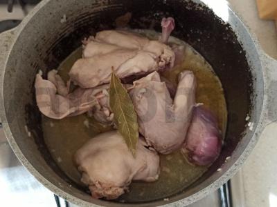 Aštrus triušis su granatais Žingsnis 1