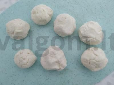 Šokoladinis keksiukas su migdolų pienu ir varškės įdaru Žingsnis 2