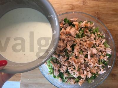 Lašišos ir brokolių apkepas Žingsnis 8