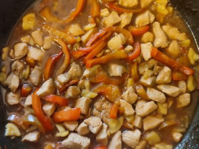 Vištiena su daržovėmis terijaki padaže Žingsnis 5