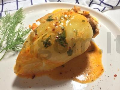 Įdarytos paprikos su mėsos įdaru pagrindine nuotrauka