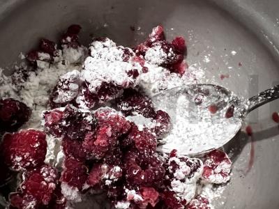 Blynų tortas su avietėmis Žingsnis 2