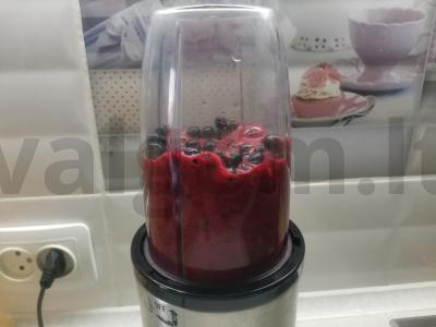 Juodųjų serbentų uogienė su cukrumi Žingsnis 2