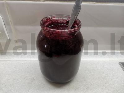 Juodųjų serbentų uogienė su cukrumi Žingsnis 5