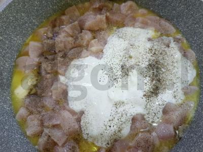 Funchosa su vištienos krūtinėle Žingsnis 3