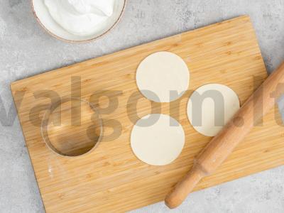 Šokoladinis riešutų tortas-milfė Žingsnis 2