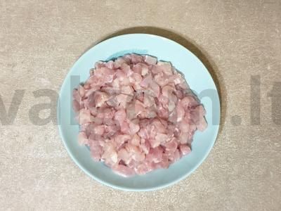 Vištienos kotletai su cukinija Žingsnis 1