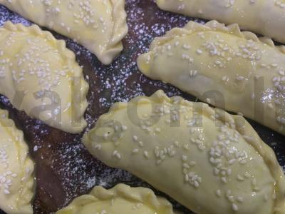 Pyragėliai su mėsa ir bulvėmis pagal tatarų receptą orkaitėje Žingsnis 3