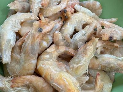 Krevetės su citrinos sultimis ir krapais Žingsnis 1