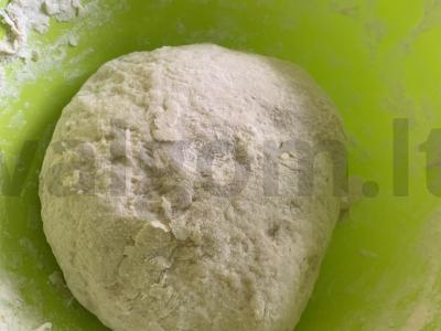 Purūs pyragas su mėsa Žingsnis 4