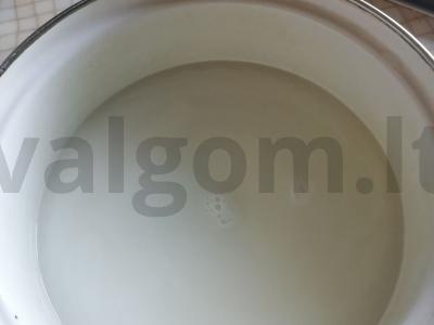 Blynai iš sausų pieno Žingsnis 1