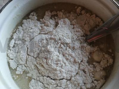 Blynai iš sausų pieno Žingsnis 2