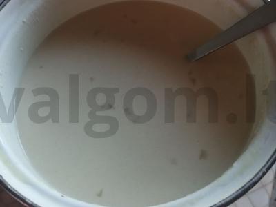 Blynai iš sausų pieno Žingsnis 3