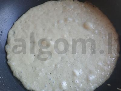 Blynai iš sausų pieno Žingsnis 4