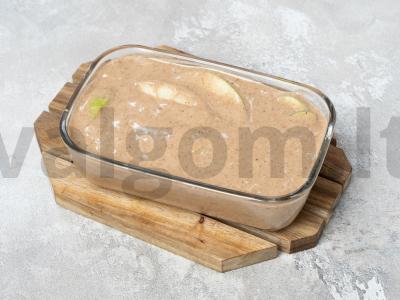 Vegetariškas obuolių pyragas su persikų sultimis Žingsnis 2