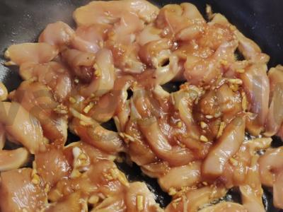 Šiltas vištienos salotas vakarienei Žingsnis 3