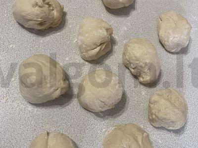 Sezamo paplotėliai Žingsnis 1