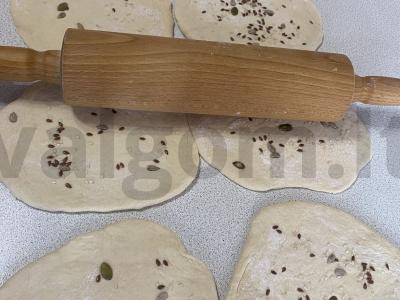 Sezamo paplotėliai Žingsnis 4