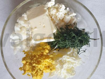 Varškės-ryžių rutuliukai „Paslaptys iš dėžutės“ Žingsnis 2