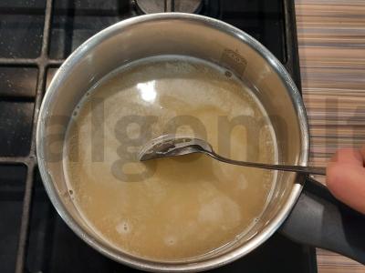 Pšenių košė su kondensuotu pienu „Slaudusya“ Žingsnis 3