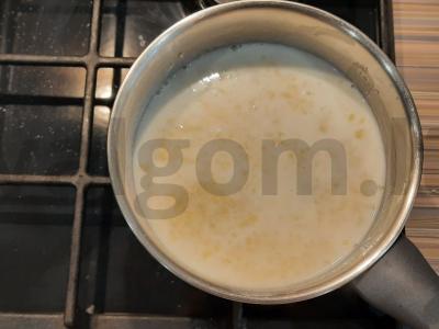 Pšenių košė su kondensuotu pienu „Slaudusya“ Žingsnis 4