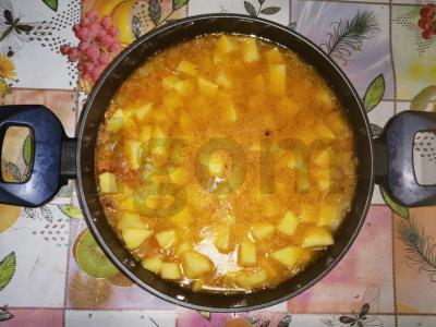 Žirnių sriuba su kiauliena Žingsnis 10