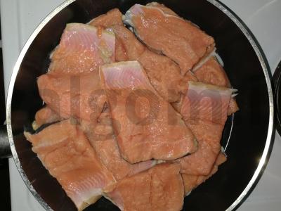 Lašiša po šubka Žingsnis 1