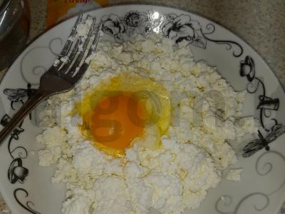 Varškės apkepas su šaldytomis uogomis Žingsnis 2