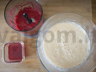 Braškės blynai su grietinėle Žingsnis 6