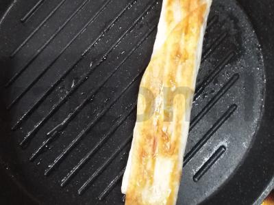 Ritiniai su varške, razinomis, moliūgu ir stevijos sirupu Žingsnis 3