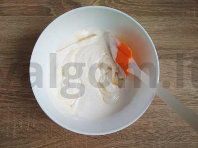 Tortas „Diena ir naktis“ Žingsnis 2