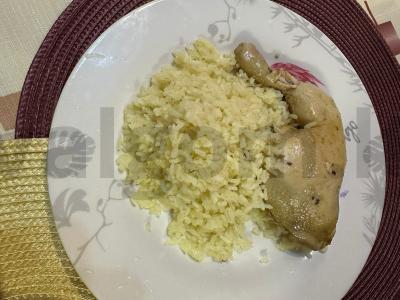 Vištienos šlaunelės su ryžiais ir petražolėmis Žingsnis 6