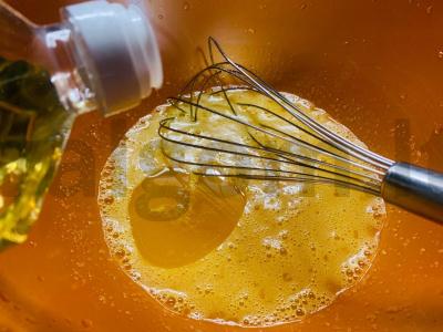 Citrininiai blynai su obuoliu Žingsnis 1