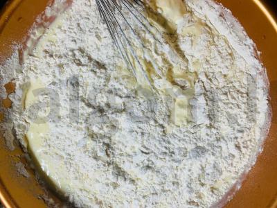 Citrininiai blynai su obuoliu Žingsnis 2