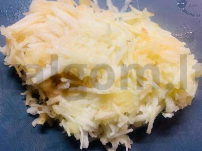 Citrininiai blynai su obuoliu Žingsnis 4