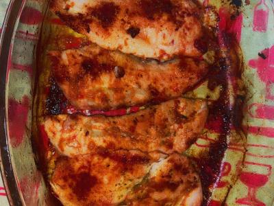 Vištiena pomidorų padaže orkaitėje Žingsnis 3