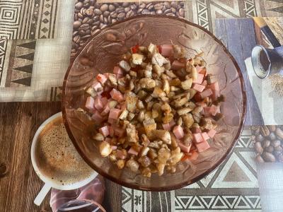 Pica „Dūševnaja“ su vištiena, dešra ir sūriu Žingsnis 12