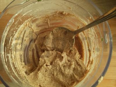 Varškės vafliai su avinžirnių ir linų sėmenų miltais Žingsnis 1