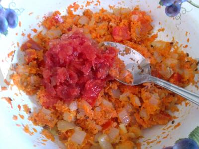 Rizotas, keptas su daržovėmis ir žolelėmis orkaitėje Žingsnis 2