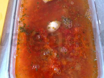 Rizotas, keptas su daržovėmis ir žolelėmis orkaitėje Žingsnis 5